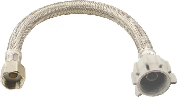 C.S.B. International Products SSF3-12T Supply Line, S/S, 7/8Bc X 1/2Flr, 12