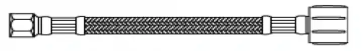 Crown Industries 163-33112 3/8 FL X 7/8 BC X 12 S/S