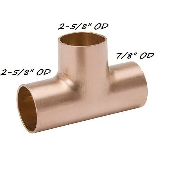 EverFlow W40128 Tee 2-1/2 X 2-1/2 X 3/4 C Nominal