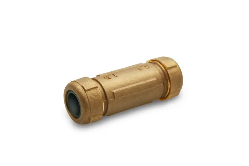 EverFlow BRCL0114-NL 1 IPS OR 1-1/4 SWT BRASS COMP CPLG LONG LEAD FREE