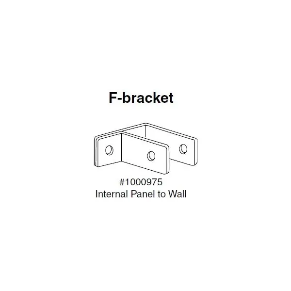 Bobrick 1000975 F-Bracket