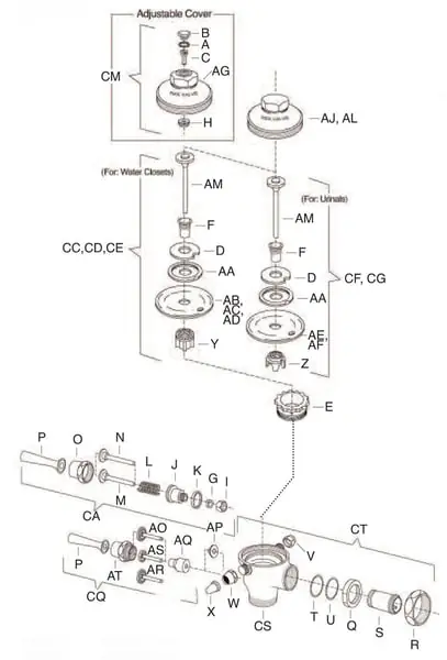 DELANY PRODUCTS R107-AU DIAPHRAGM ASSY. 3/4SUPPLY
