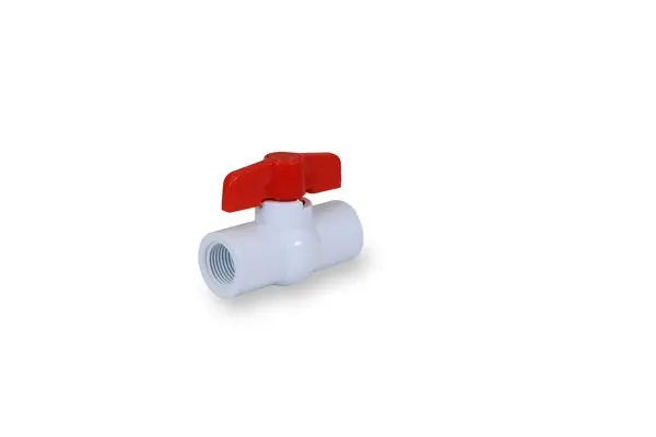 EverFlow 260T200 2 Threaded PVC Ball Valve White Economy