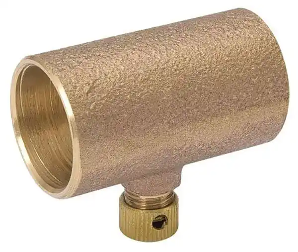 EverFlow A11548NL 3/4 C Coupling W/ Drain LF Cast NL Domestic