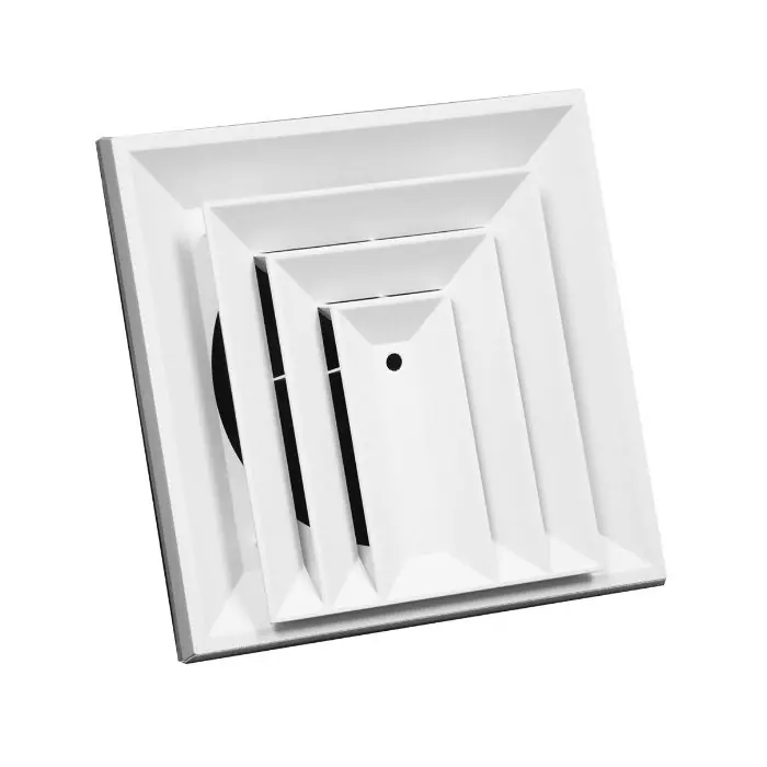 Continental Industries P19W 08084 Integrated Square Ceiling Diffuser 8 x 8 Replacement MPN