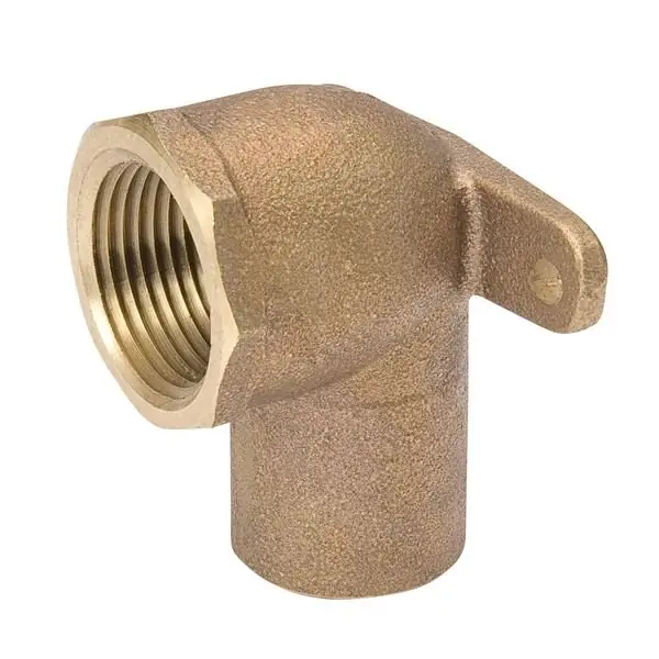 EverFlow A02850NL 3/4 C X 1/2 F Drop Ear 90 EL Cast NL Domestic