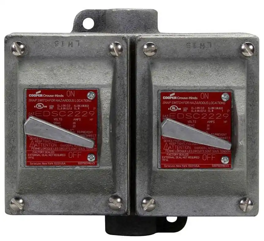 Eaton EDSC2229SA EDSC2229-SA 2G AL ENCL W/1P SW
