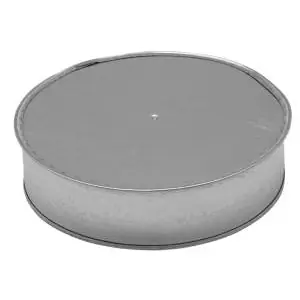 GRAY METAL 8-310 FVP6408 Large Non-Crimped Round End Cap 8 in Replacement MPN