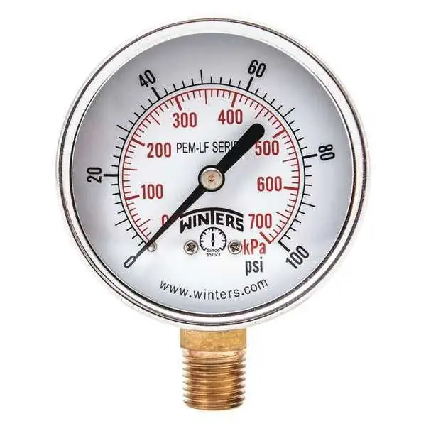 WINTERS INSTRUMENTS PEM211LF 21/2 #PEM-LF 0-15#
