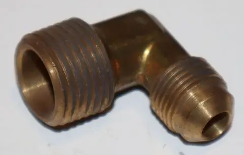 Holyoke A49-68 Flare Elbow 90 Degree 3/8 x 1/2 MIP