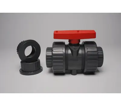 Dura Plastic Products ST8-020 Valve Tru-Un S&T Ball 1-1/2 PVC Sch.80