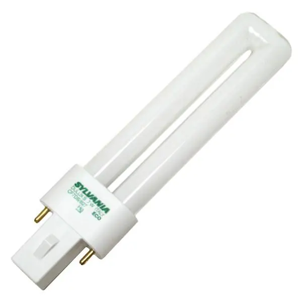 Osram Sylvania 21277 CF7DS/827/ECO Compact Fluorescent Lamp 7-Watt G23 Base