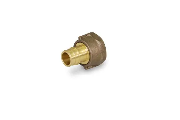 EverFlow WMP1011-NL 1 PEX F1807 X 1-1/4 FIP BRASS WATER METER COUPLING W/WASHER LEAD FREE
