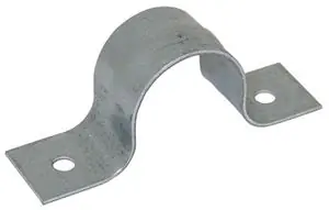 GENE RICH & COMPANY, INC 1542 Pipe Strap Galv 2-Hole 3/4Ip