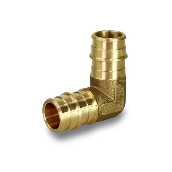 EverFlow WPRL3412-NL 3/4 F1960 x 1/2 F1960 PEX Brass Elbow LF