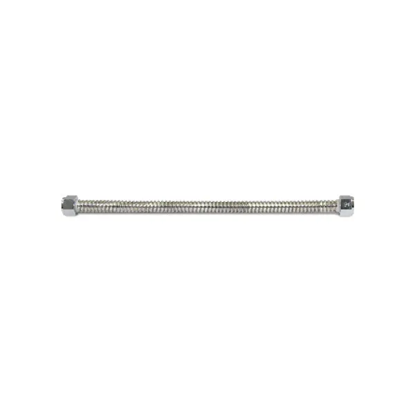 EverFlow FTWC-S01-18H 18 SS Corrugated Water Htr Connect 1 ID Tube X 1 FIP Ends