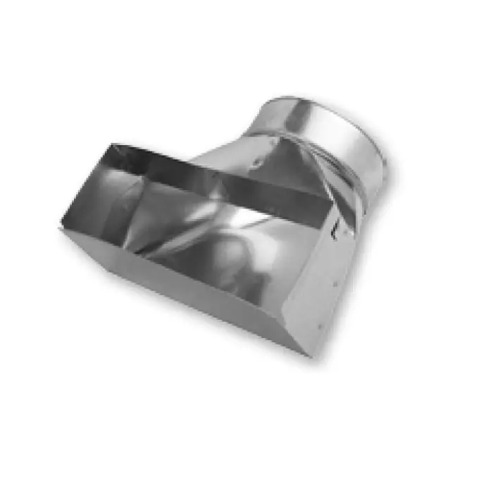GRAY METAL 113R-12X2X6 Gray Metal Register Boot Power 6 inches