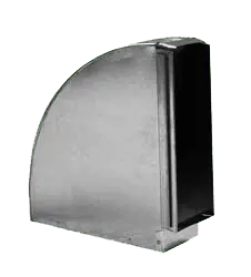 Gray Metal 10X2-122 FVP29020 Horizontal Elbow 90 2X10