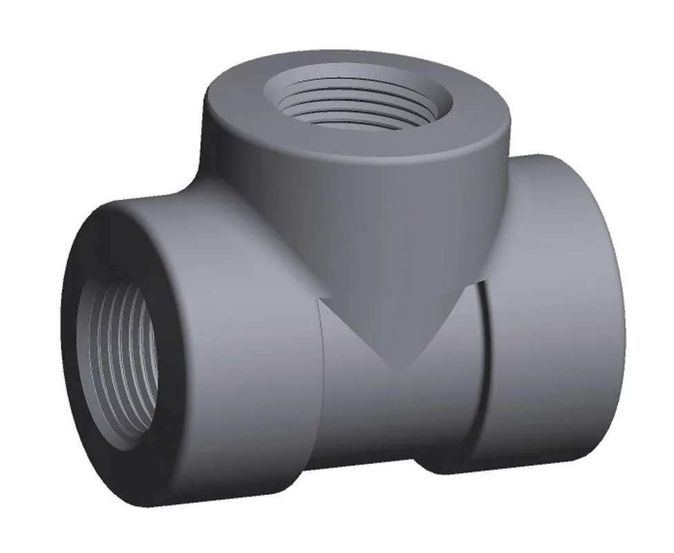 Capitol Manufacturing 12201001 FS F-FSTHTE 1/8 3000# FS Threaded Tee