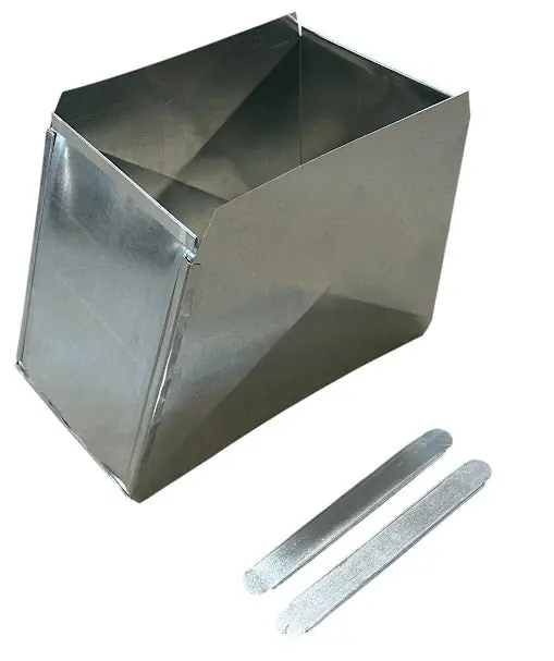 Gray Metal 14XX8X10X8-190 Duct Reducer 14X8 To 10X8 Replacement MPN