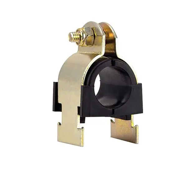 EverFlow CLSC-YZ318 3-1/8 OD Strut Cushion Clamp Yellow Zinc