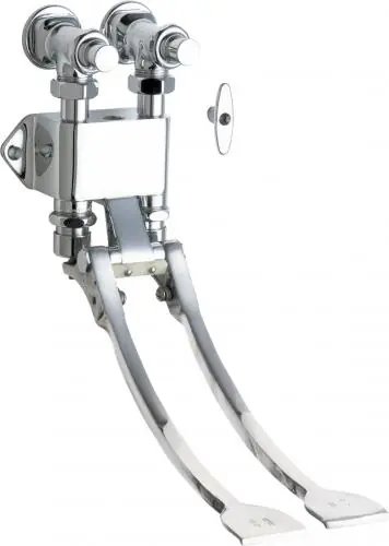 Harmonsupply 834-EPABC Faucet Pedal H&C Wall Mtd Ext. Pedals Chicago Faucet