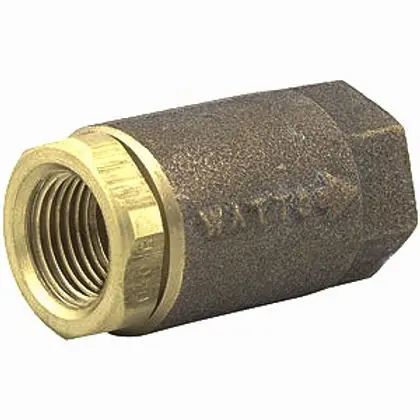 Ames Co - Watts Drainage 555178 LF600-1-1/4 Bronze Check Valve 1-1/4FIP Maxi-Flo