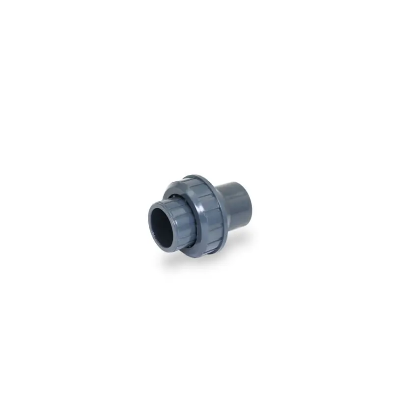 EverFlow 295S112 1-1/2 PVC Solvent Half Union Spring Check Valve