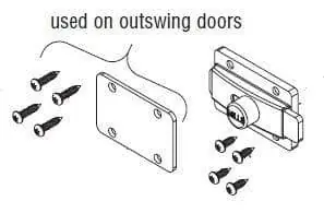 Bradley HDWC-SO109 Surface Slide Latch
