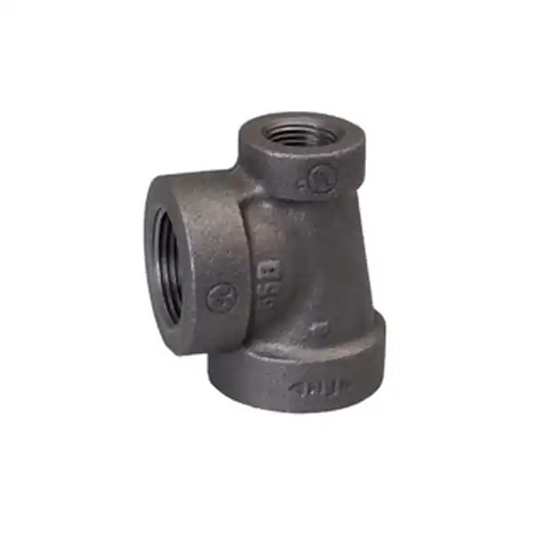 EverFlow BST551G Cast Iron Reducing Tee 1/2 x 1/2 x 1