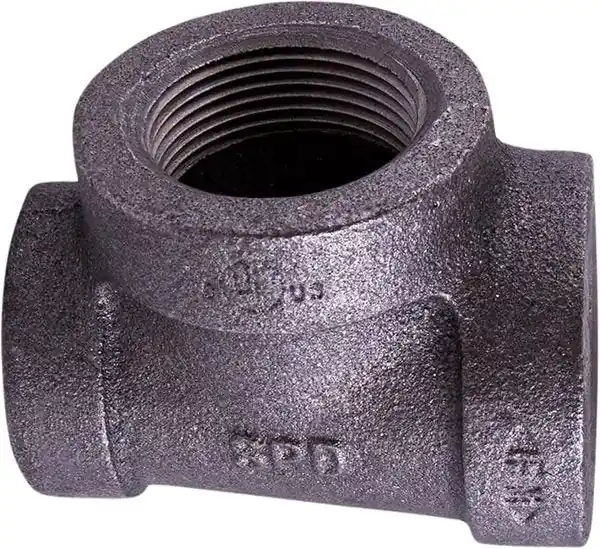 EverFlow BT3001G 3 x 2 x 2 Cast Iron Reducing Tee