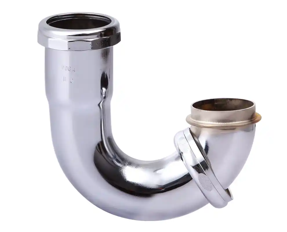 C.S.B. International Products 10225CP 1-1/4 Sink Trap J-Bend 20 GA
