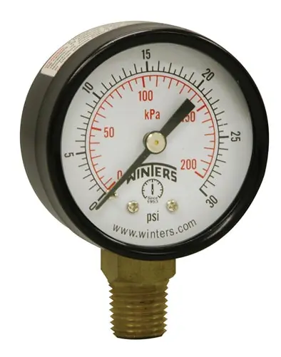 WINTERS INSTRUMENTS PEM155LF 21/2 #PEM-LF 1/4L 30-0-100#