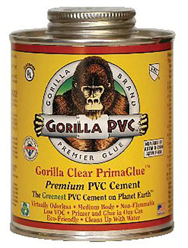 EverFlow R1583C PVC Cement Medium Body Clear 4 Oz.