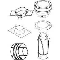 Innovative Hearth Products 56L74 SFVT30 VERTICAL TRM Fireplace Venting