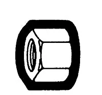 Holyoke Fittings 61-10 CNN5/8 Compression Nut 5/8