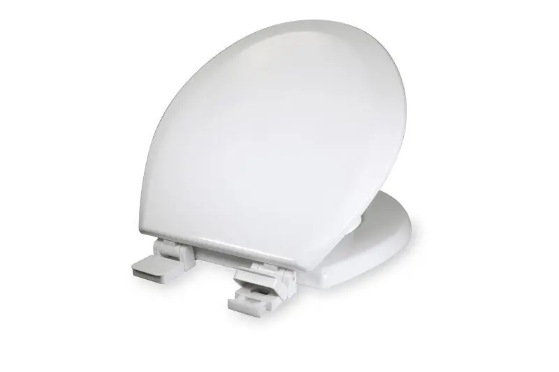 EverFlow TSWR2-W Deluxe Molded Wood Round White Adjustable Hinge