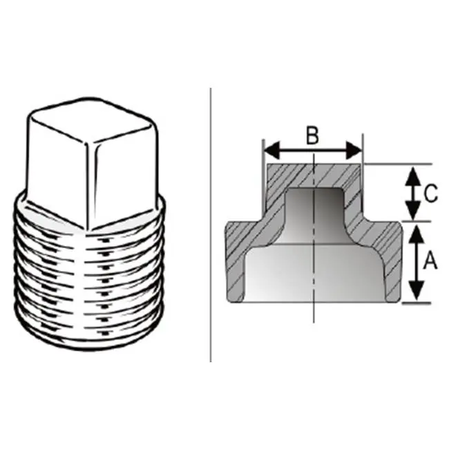 MATCO-NORCA LLC C-PL03LF CPT1/2 CHR TEE 1/2