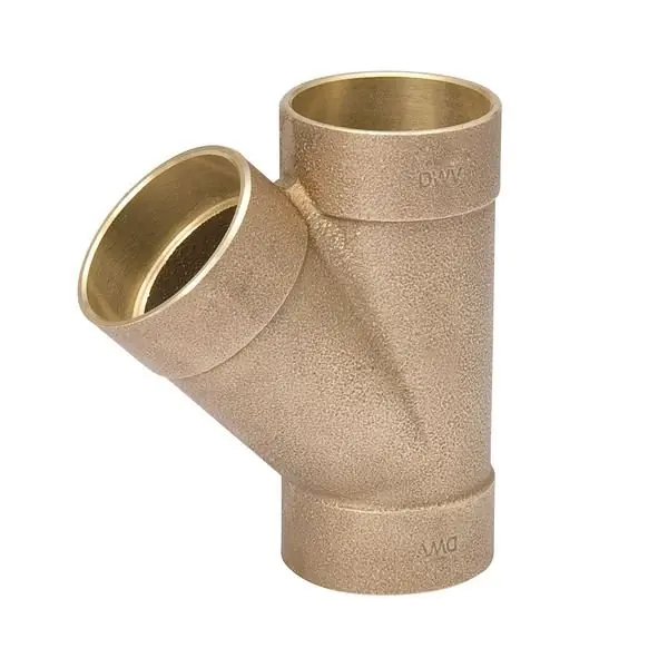 EverFlow A07079 2 X 2 X 1-1/4 C DWV 45 WYE DOMESTIC