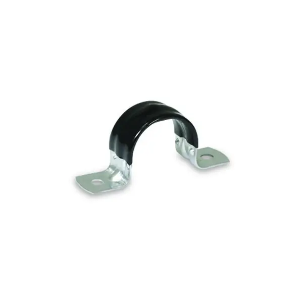 EverFlow PPS-P112 1-1/2 IPS Plastic Coat 2 Hole Pipe Strap Galvanized 18GA