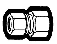 Holyoke Fittings W66-86 CNFA1/2X3/8LF 66-12-38 1/2X3/8 FIP Comp. Adapter