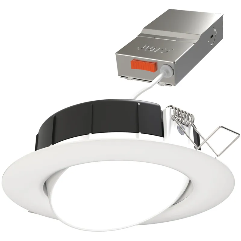 Lithonia Lighting 279GLN LTHWF4ADJSWW5MW 4-inch Adjustable Gimbal LED Wafer Light