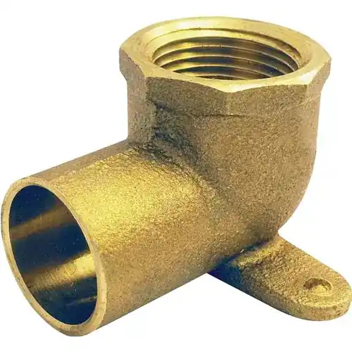 EPC 10159296 1/2 In Copper Sweat Drop Ear 90 Elbow Sweat X Fnpt - Lead Free