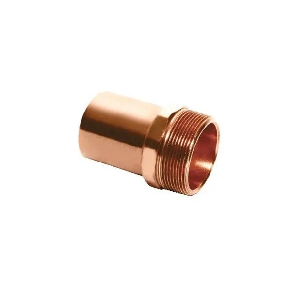 EverFlow PFMA0114 Copper Male Adapter FTG x MPT 1-1/4 inches x 1-1/4 inches