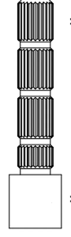 BARRY E. WALTER SR. CO. 130890 24PT EXTENSION FOR DONNER 2 1/2 LONG