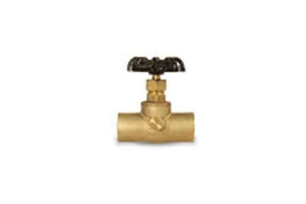 EverFlow 410C012-NL 1/2 Sweat Stop Valve with Drain Lead Free