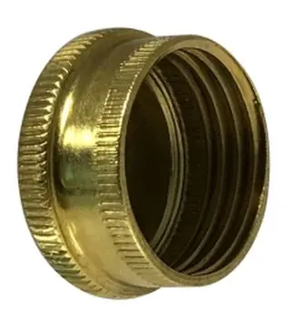 Anderson Metals 07404-12-NP Cap, Hose Nickel Plated Brass