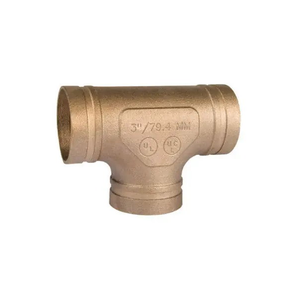 GRUVLOK 1330012230 6 GRV CAST COPPER TEE