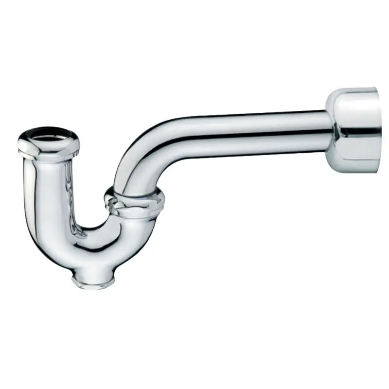 EverFlow 12715-S Chrome Plated P-Trap With Cleanout 1-1/4