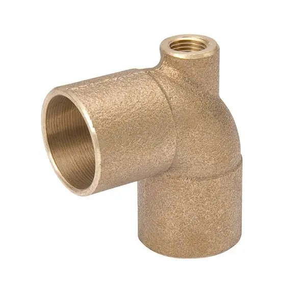 EverFlow A07750NL 1/2 C X 1/8 F X 1/2 C Vent Tee Cast NL Domestic